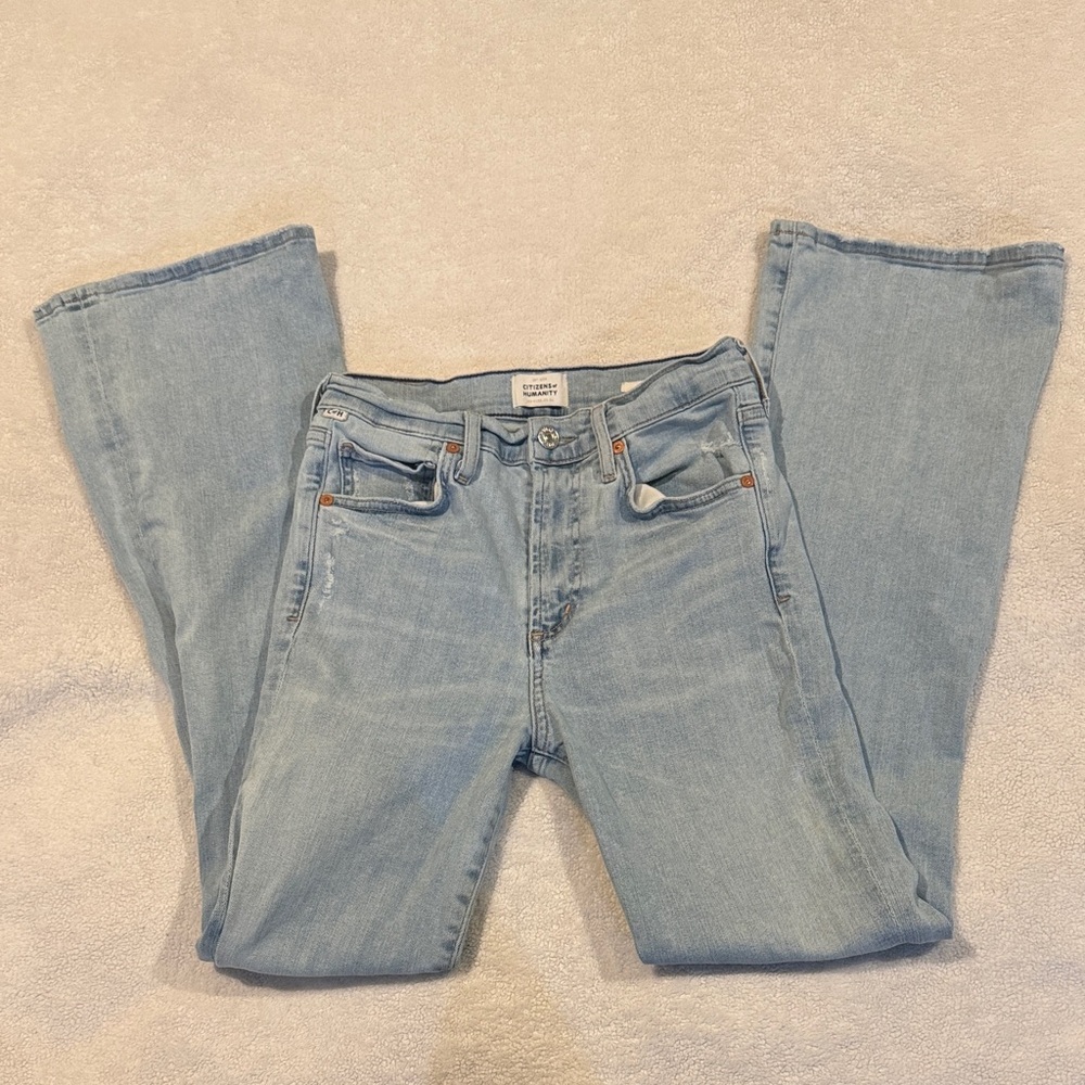 Citizens of Humanity Lilah High Waisted Bootcut Jeans Light Wash size 26